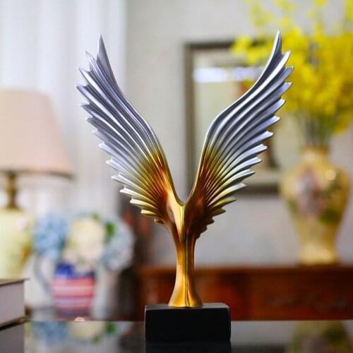 MODERN RESIN DISPLAY EAGLE FIGURINES CRAFTS HOME LIVINGROOM ACCESSORIES DECORATION OFFICE DESKTOP ORNAMENTS FURNISHING ARTWORK