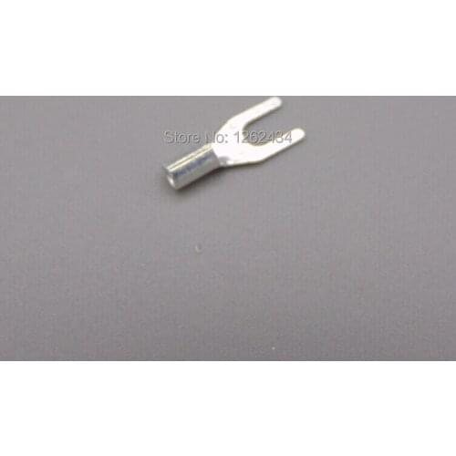 UT1.5-3 cold-press terminal wiring nose insert ear Bare forked end Copper nose joint