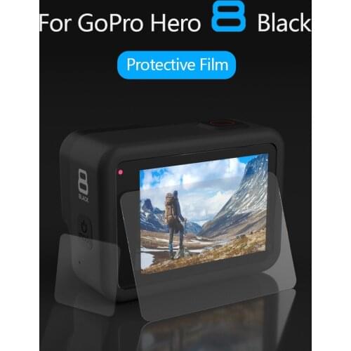 Protective Film for GoPro Hero 8 Black Tempered Glass Screen Protector Action Camera Lens Screen Film for Gopro hero 8 black