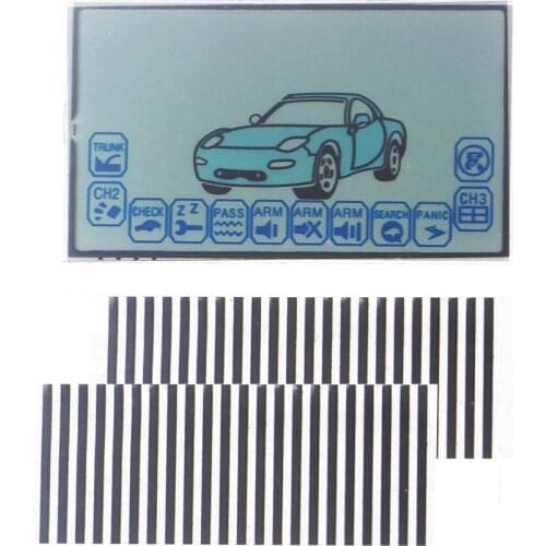 A6 LCD display flexible cable for Starline A6 remote controller LCD Screen Zebra Stripes starline pager lcd car remote starter