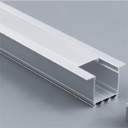 Free Shipping Linear flange aluminum profile led light T type led channel strip profile for flooring or recessed wall lamps