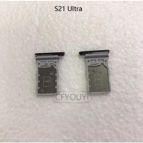 10pcs/lot For Samsung Galaxy S21 Ultra 5G G998 New SIM Card Tray Holder Replacement Part