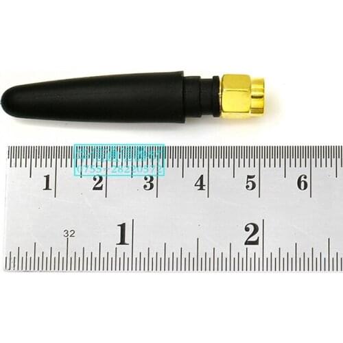 2.4G 3dbi high gain 5cm length SMA elbow male needle WIFI bluetooth ZigBee antenna glue stick module antenna waterproof