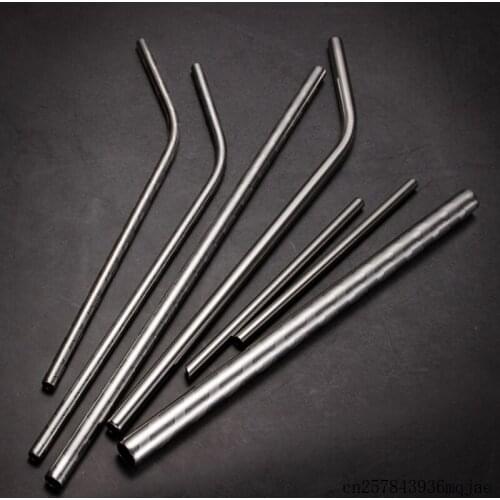 200pcs Bend & Straight Drinking Straws Stainless Steel Straw Reusable Metal Drink Straws Party Bar Drinks