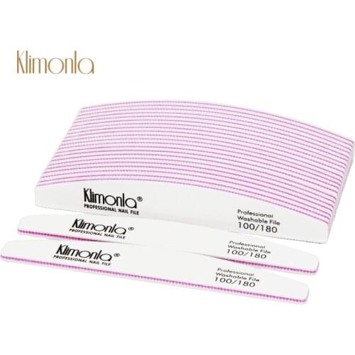 25Pcs Nail Files Set 100/180 Grit Polisher Sanding Block Double sided Lime Nail Acrylic Varnish Emery File Sanding Manicure Tool