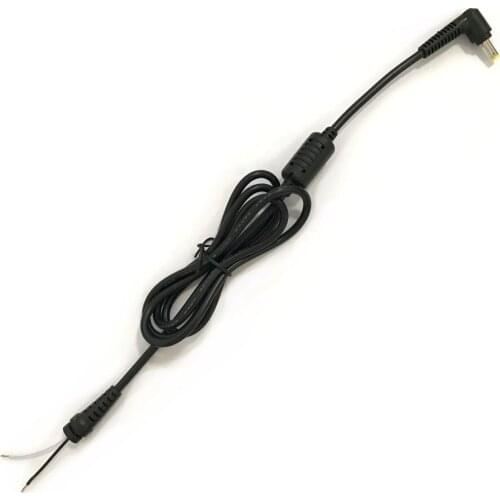 5pcs 4.0x1.7mm Right Angle DC Power Cord Cable For HP MINI For Sony PSP For Lenovo IdeaPad 710s 100s-15 Laptop Adapter