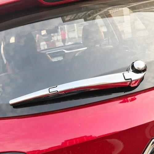 ABS Chrome For MG ZS 2018 Car rear Wiper strip Cover Trim decoration accessories LHD Car Styling 3pcs