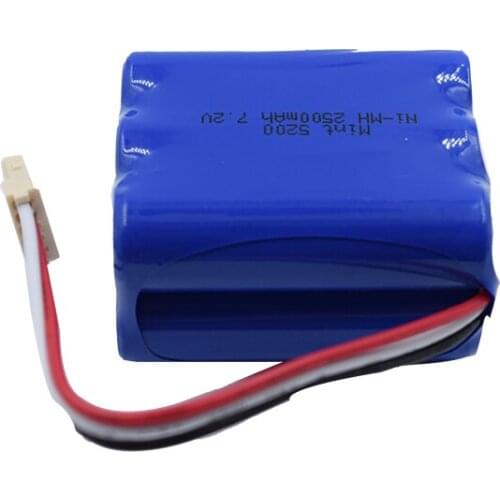 7.2 V battery NIMH 2500 mah for vacuum cleaner High quality robot rechargeable battery for irobot 380 mint5200 5200c 380 t, etc