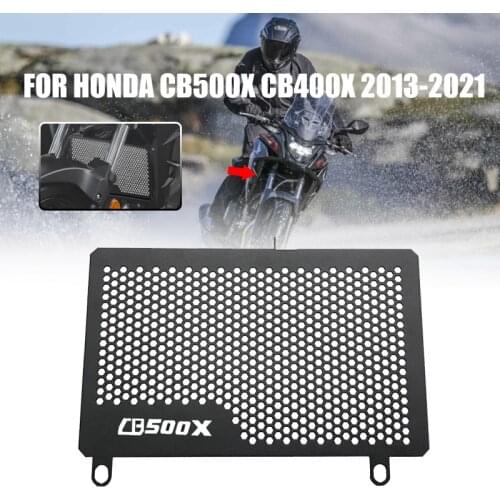For Honda CB500X CB400X Motorcycle Aluminum Radiator Protective Grille Cover Guards Parts CB 500X CB 500 X 2013-2021 2019 2020