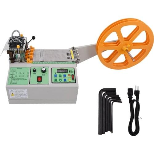 YFX-988T Automatic Microcomputer Belt Cutting Machine Cold And Hot Electric Ribbon Elastic Braid Cutter Zipper Cutting Machine