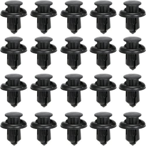 Auto Fastener Clips Plastic Fastener Rivet Clips 190Pcs 6 Sizes Car Push Pin Rivet Trim Clips