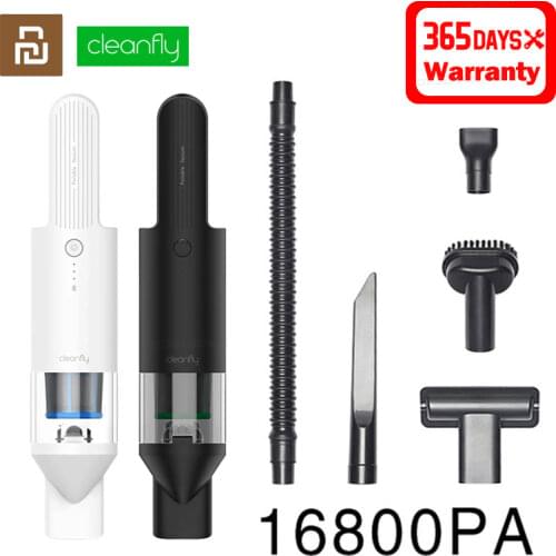 Xiaomi Cleanfly FV2 Portable Vacuum Cleaner One Click Dust Removal Wireless Handheld Mini Vacuum Cleaner 16800Pa Suction