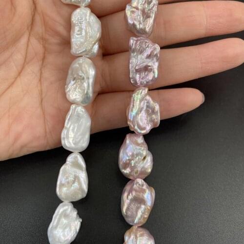 Natural Freshwater Pearl Irregular Punch Loose Beads For Jewelry Making DIY Bracelet Earrings Necklace Accessory