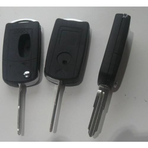 2 Buttons FOB Car Key Blanks Case for Mitsubishi Outlander/Grandis/Pajero Modified Folding Flip Remote Key Shell