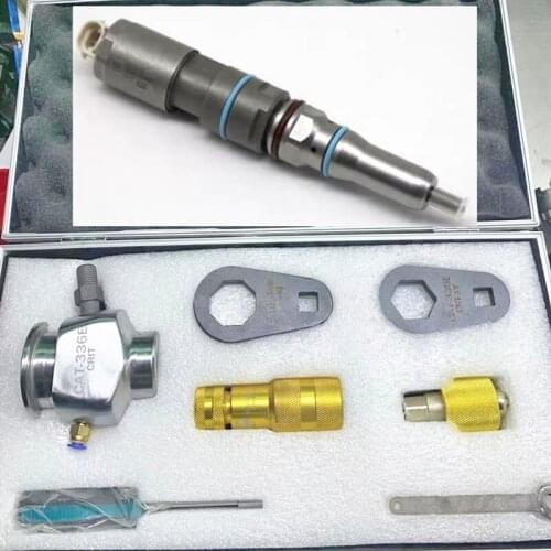 Diese Common Rail Injector Disassemble Tool AHE Measuring Oil Return Clamp Adaptor Tool Set for CAT 336E 456-3493/3544