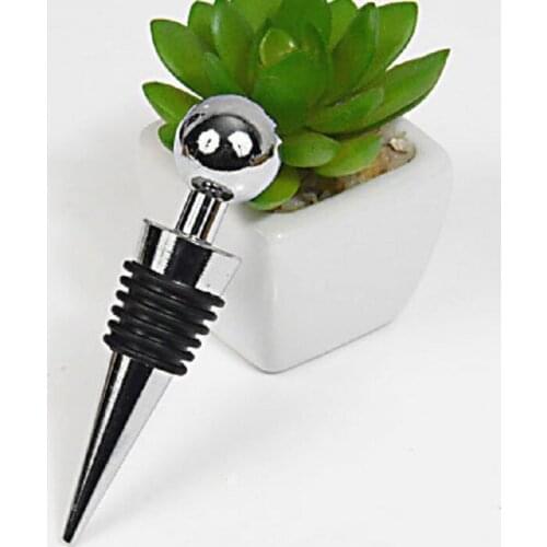 Flexible Silicone Wine Bottle Stoppers Beer Wine Plug Durable Stainless Steel Bottle Cover Kitchen Bar Wine Storage Tools