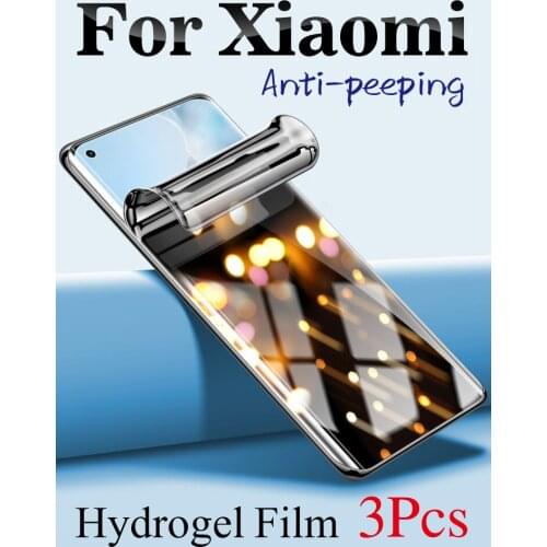 Mi 11Ultra Anti-Peeping Screen Protector For Xiaomi 10 Pro 10Lite 45 ° Privacy Hydrogel Film Mi11Pro Xiaomi11Lite Soft Mi10Ultra