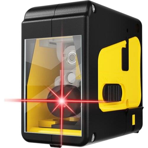 Green Red Light 2 Line Laser Level Vertical Horizontal Line High-precision 3° Self-leveling Function Laser Level for Door Window