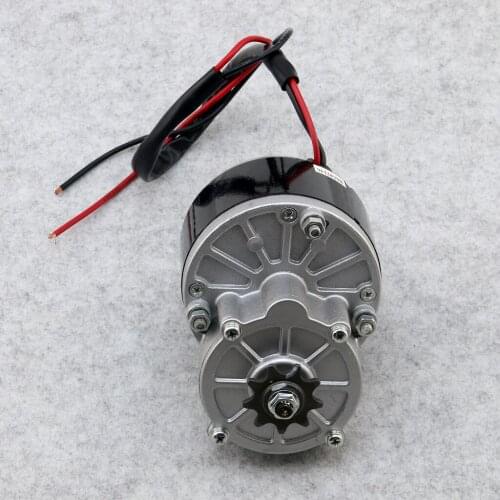 250W 36V MY1016Z2 Electric Motor Brush Motor DC Gear Brushed Motor Electric Bicycle Motor 9T Sporcket