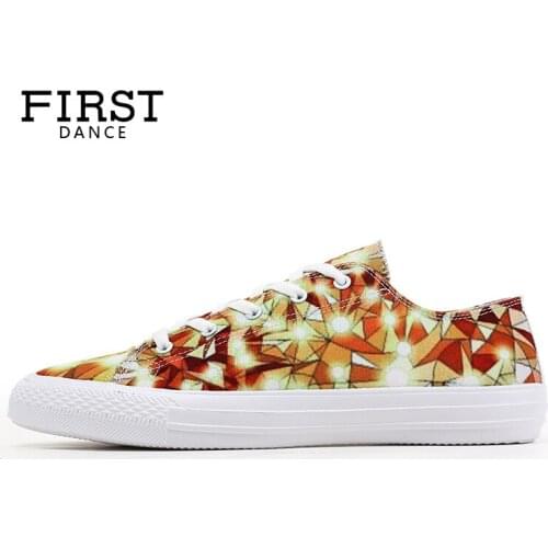 FIRST DANCE Men Class Canvas Shoes Walking Male Flats Vancanized Canvas Shoes For Men Breathable Shoes Men Custom Shoes For Men