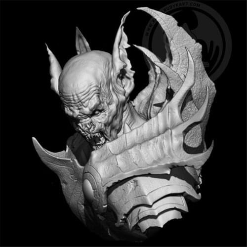 Vampire Hunter Seraphim Resin Bust Kit 1/10 Scale Assembly Model Figure Resin Kit Bust Colorless Self-Assembled Toy