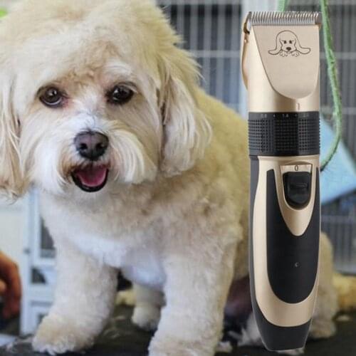Electric Pet Hair Trimmer Set Low Noise Razor Rechargeable Shaver Set Hair Grooming Tool for Pets/Dogs/Cats
