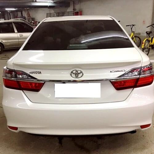 New camry 2012 to 2017 Reduce resistance spoiler High hardness and quality ABS rear trunk wing spoiler by primer paint or DIY