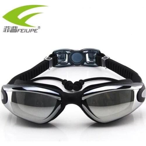 FEIUPE Swimming Goggles Anti-fog UV HD Glasses With Earplug for Men Women Sports Eyewear