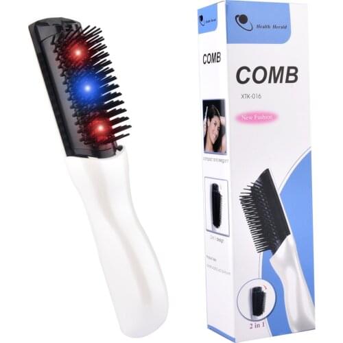 Hair Growth Massage Comb Infrared Vibration Laser Massager Anti Hair Loss Therapy Treatment Care Equipment Hair Brush Product