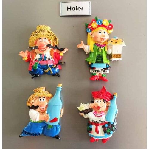 Russian national welcoming customs tourist memorabilia tiles Fridge Magnets