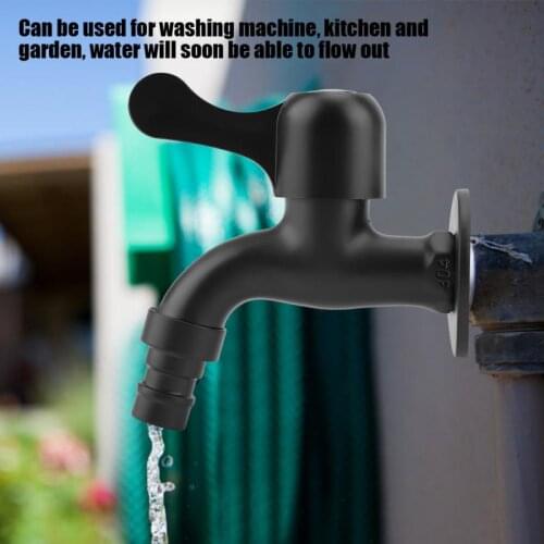 Stainless Steel Washing Machine Faucet Wall Mount Garden Water Faucet Bathroom Cold Water Faucet Single Handle Water Faucet