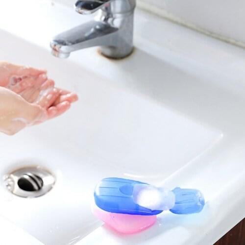 20Pcs Disposable Hand Washing Tablet Travel Carry Toilet Soap Paper Disposable supplies bathroom Soap paper new