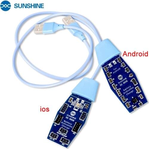 SUNSHINE SS-903A SS-904A Quick Charging Phones Battery Activation Board for iPhone 11 Pro Max XS MAX XR X 8 7 6S Android Huawei