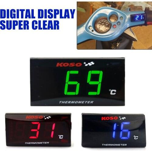 Motorcycle Moto Thermometer Instruments Water Temp Temperature Meter For Yamaha R1 R2 XMAX 250 300 BMW KAWASAKI Racing Scooter