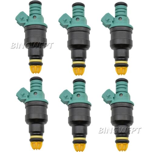 6pc Fuel Injectors 0280150415 For BMW 3.0L M3 2.5L 323i 525i E36 E34 M50 S50 0 280 150 415
