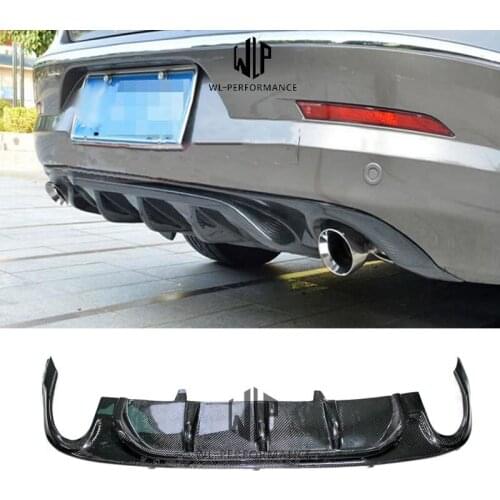 CC High Quality Carbon Fiber Rear Lip Diffuser Car Styling For Volkswagen CC ABT Style Car Body Kit 2009-2012