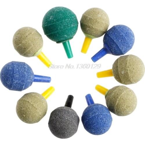 10Pcs/Set Aquarium Pond Cylinder Bubble Air Stone Fish Tank Aeration Aerator Diffuser Oct17 Wholesale&DropShip