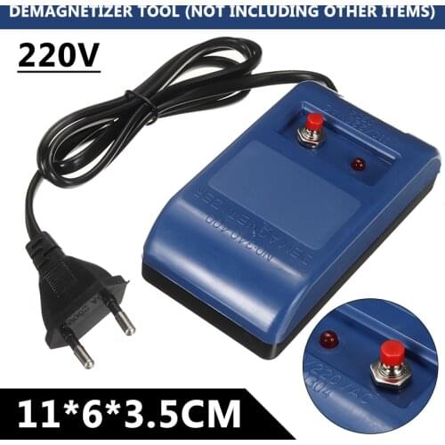 220 V Watch Demagnetizer Repair Screwdriver Tweezer Time Adjustment Tool Watchmaker EU Plug Cable Electrical Watch Repair Tool