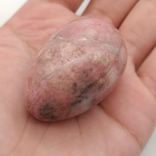 1 pc Natural Rose Stone Eggs, Natural Gem, Reiki Ball Healing Gem, Home Decoration
