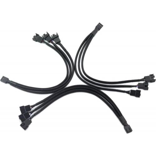 Motherboard CPU four-pin one-point three extension line 4Pin 4-pin power cable connection line fan distributor extension cable p
