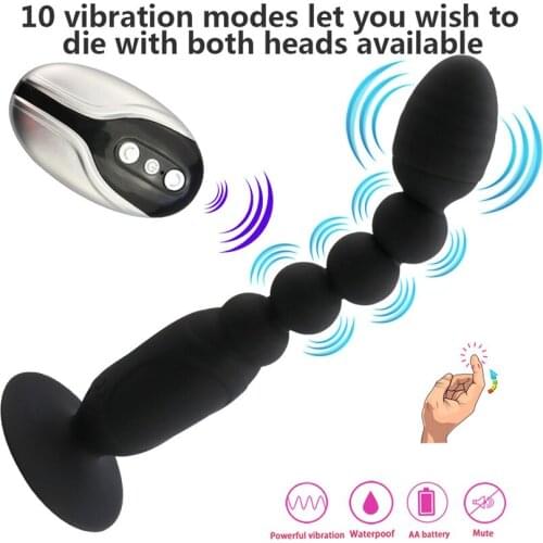 Remote Control Multi Speed Anal Butt Plug Gay Soft Vibrator Massager Masturbator G-spot Sex Products Anal Sex Toys for Men ST637