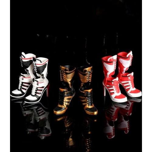 AS056 1/6 Womens clothing accessories high heels female doll heightening shoes 12 inch womens dolls available