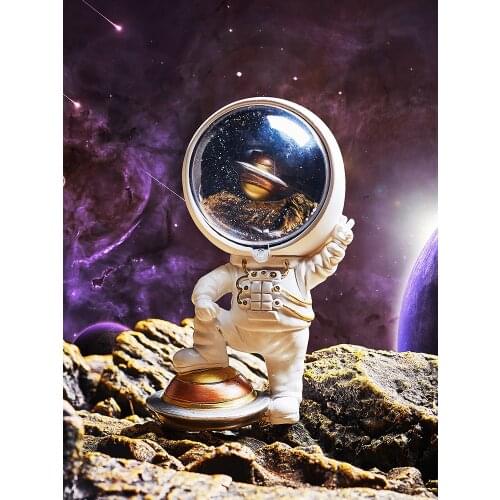 Astronaut Creative Small Ornaments Home Ornament Living Room Wine Cabinet Office Desk Surface Panel Ornament