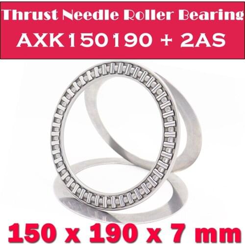 AXK150190 + 2AS Thrust Needle Roller Bearing With Two AS150190 Washers 150*190*7mm ( 1 Pcs) AXK1130 889130 NTB Bearings