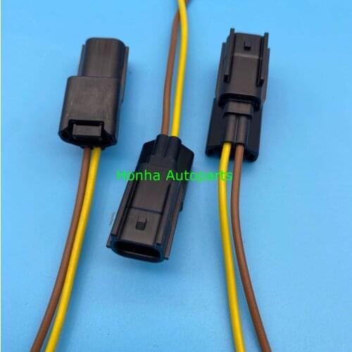 Free shipping 7282-2090-30 50/100pcs 2 pin car waterproof auto electric connectors plug 0.6mm male wiring harness