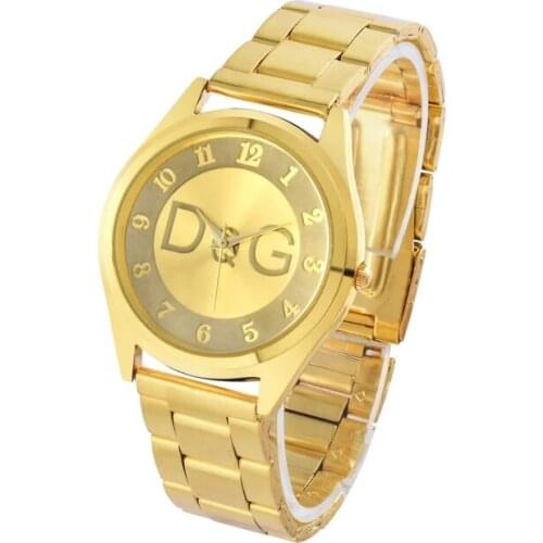 Hot Sale Reloj Rujer Gold Watch Womens Luxury Stainless Steel Casual Fashion Quartz Wristwatches Dress Male Female Clock Gift