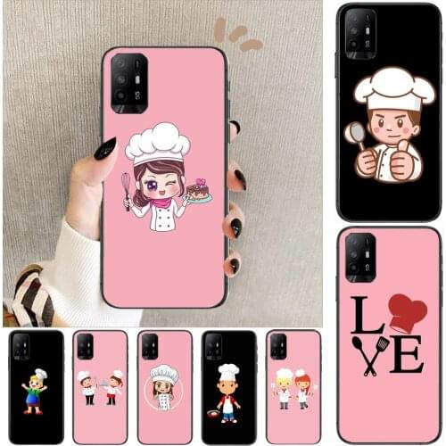 Baking Cook Chef Case ForFor Realme C3 Case Soft Silicon Back cover OPPO Realme C3 RMX2020 Coque Capa Funda find x3 pro C21 8 Pr
