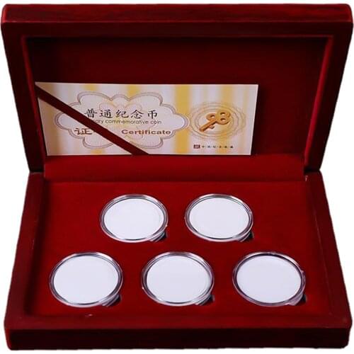 Wooden Storage Box, Universal Commemorative Box, Silver Dollar Coin Wooden Box