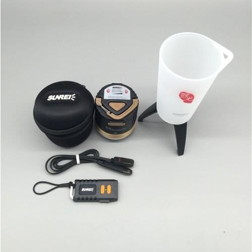 2017 NEW SUNREE CC3 550 lumens 5W LED Red And White remote control Camping Light USB IPX5 Rechargeable Lamp with 9900mAH Battery