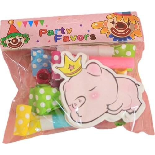 T5EC Interesting Party Supplies Cartoon Creative Noisemakers Blowouts Gifts for Christmas Birthday Party Goody Bag Fillers